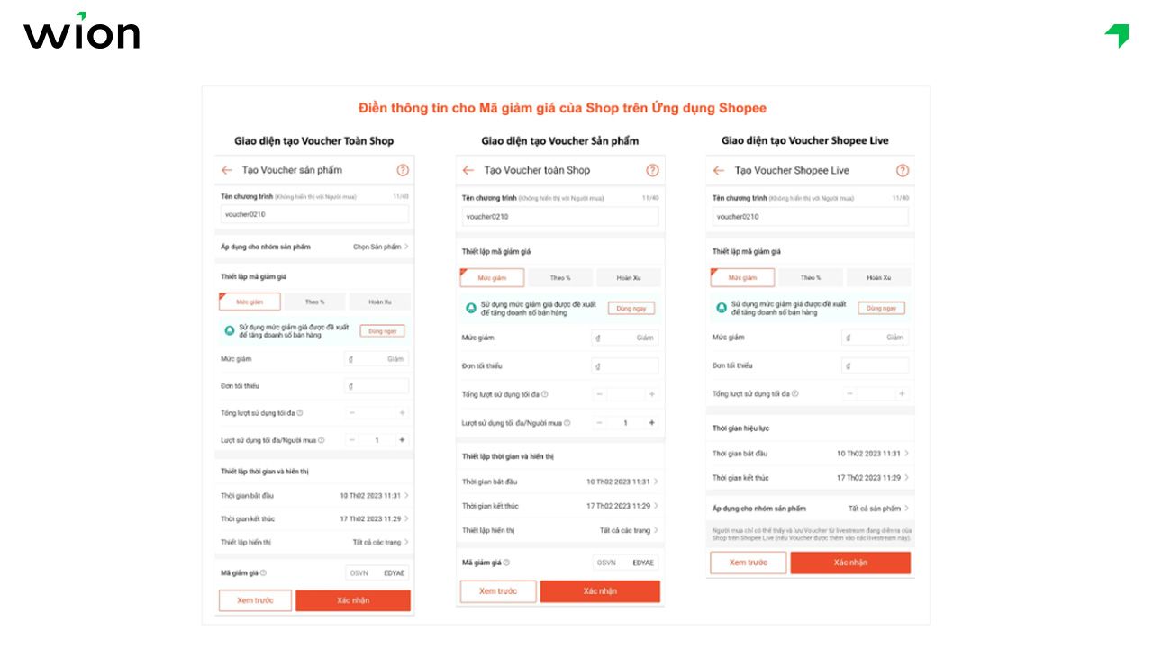 Thêm thông tin giảm giá