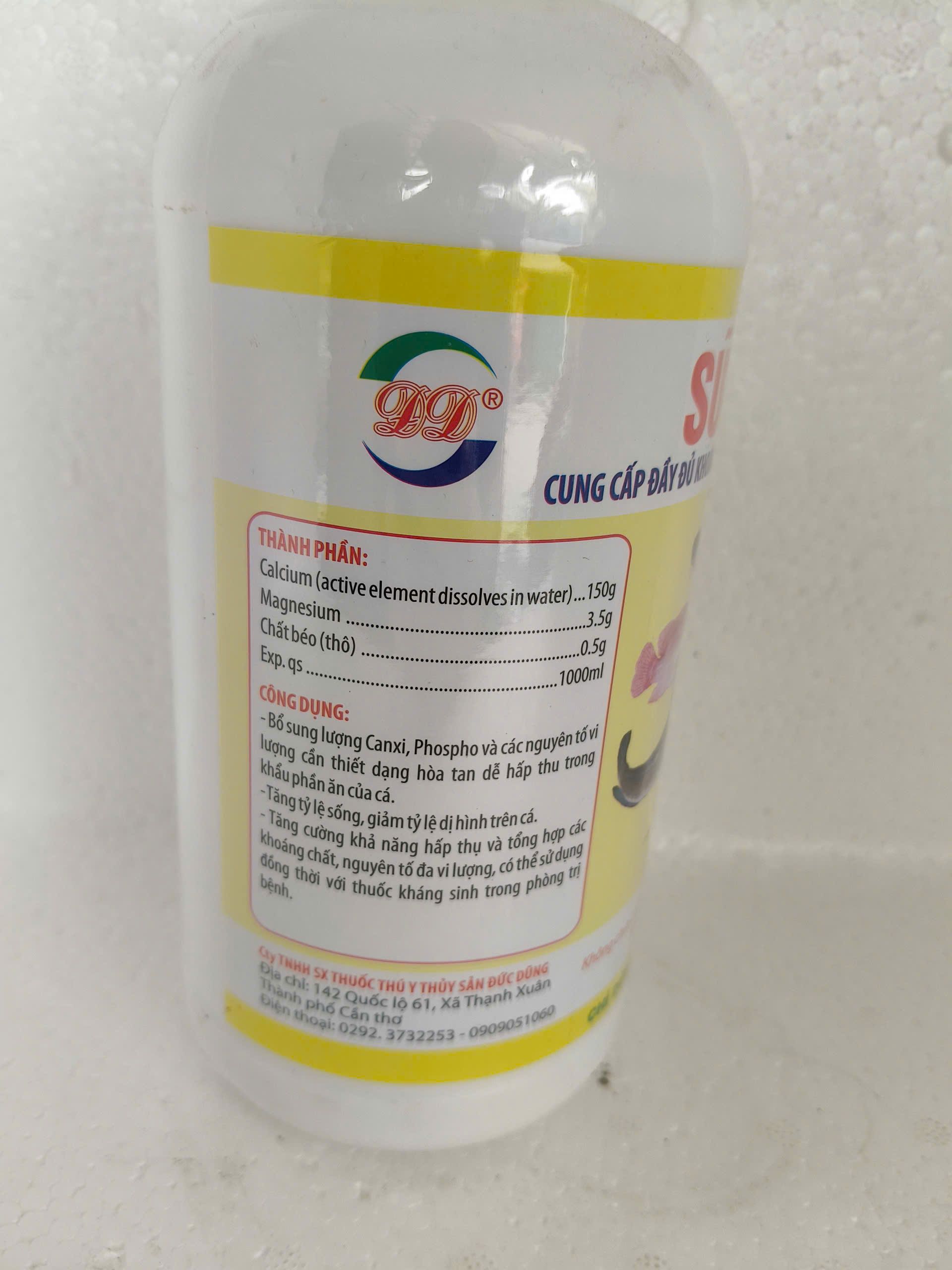 Hướng dẫn sử dụng Sữa Canxi 1 lít cho cá nuôi