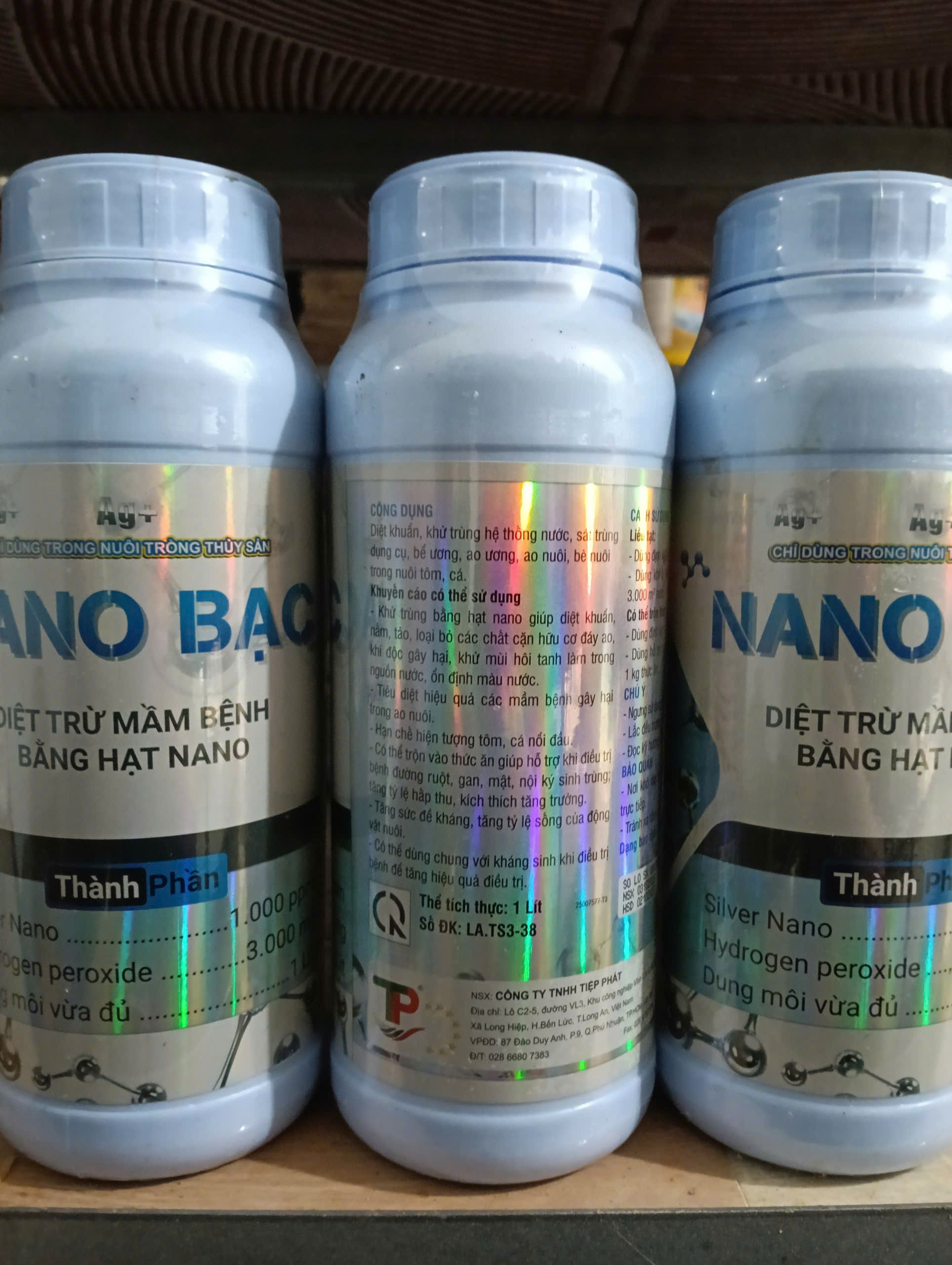Nano silver diệt mầm bệnh tôm cá bằng hạt nano