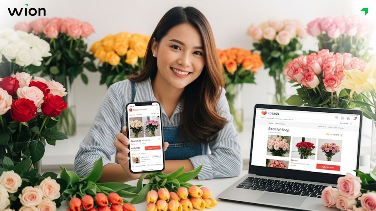 Mở shop hoa tươi online trên sàn thương mại điện tử
