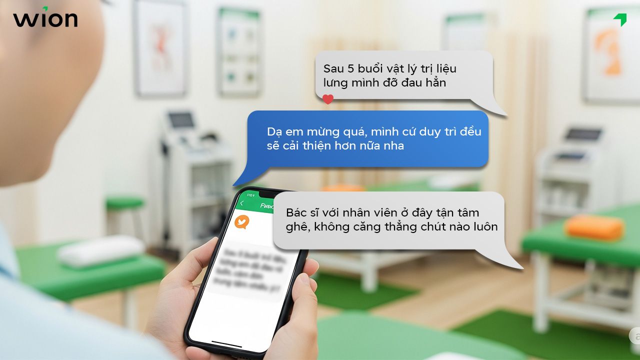Mẫu content feedback cho ngành healthcare