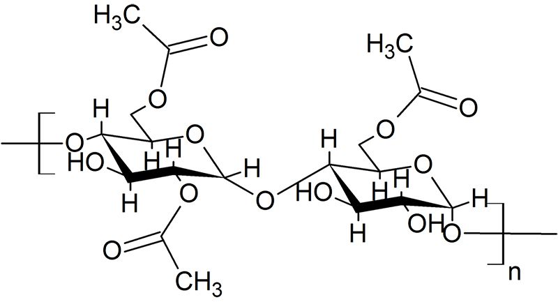 Crystal structure of starch acetate