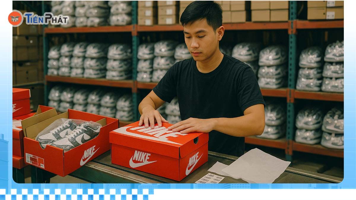 Kích thước hộp giày Nike chuẩn