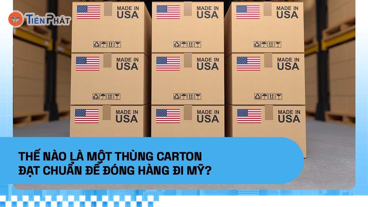 Thế nào là một thùng carton đạt chuẩn để đóng hàng đi Mỹ?