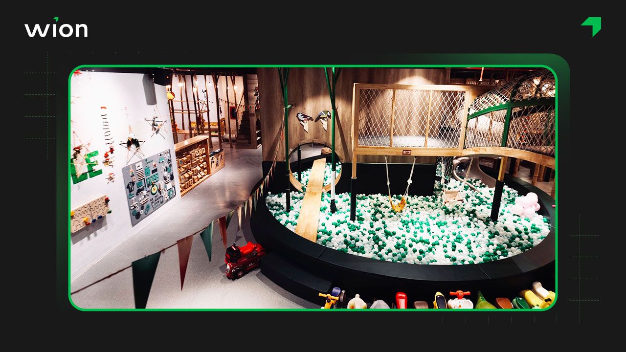 Jungle Kids Cafe được thiết kế theo phong cách rừng xanh