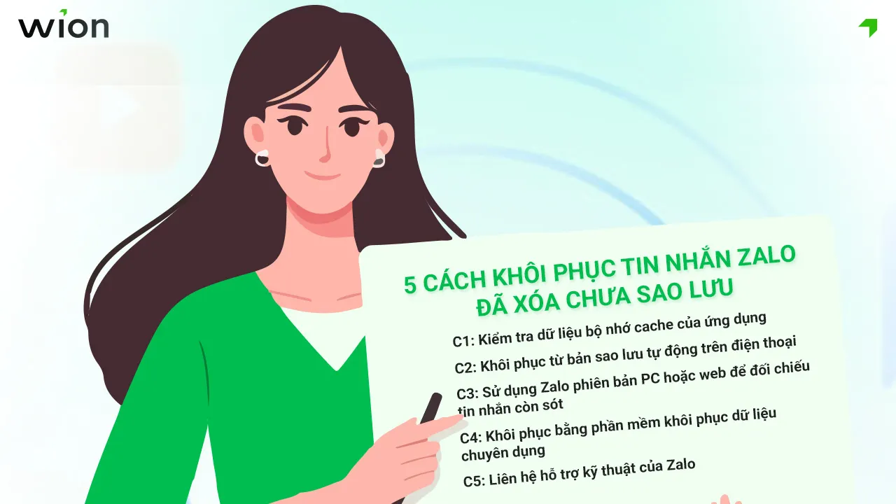 Cách khôi phục tin nhắn Zalo đã xóa chưa sao lưu hiệu quả nhất hiện nay