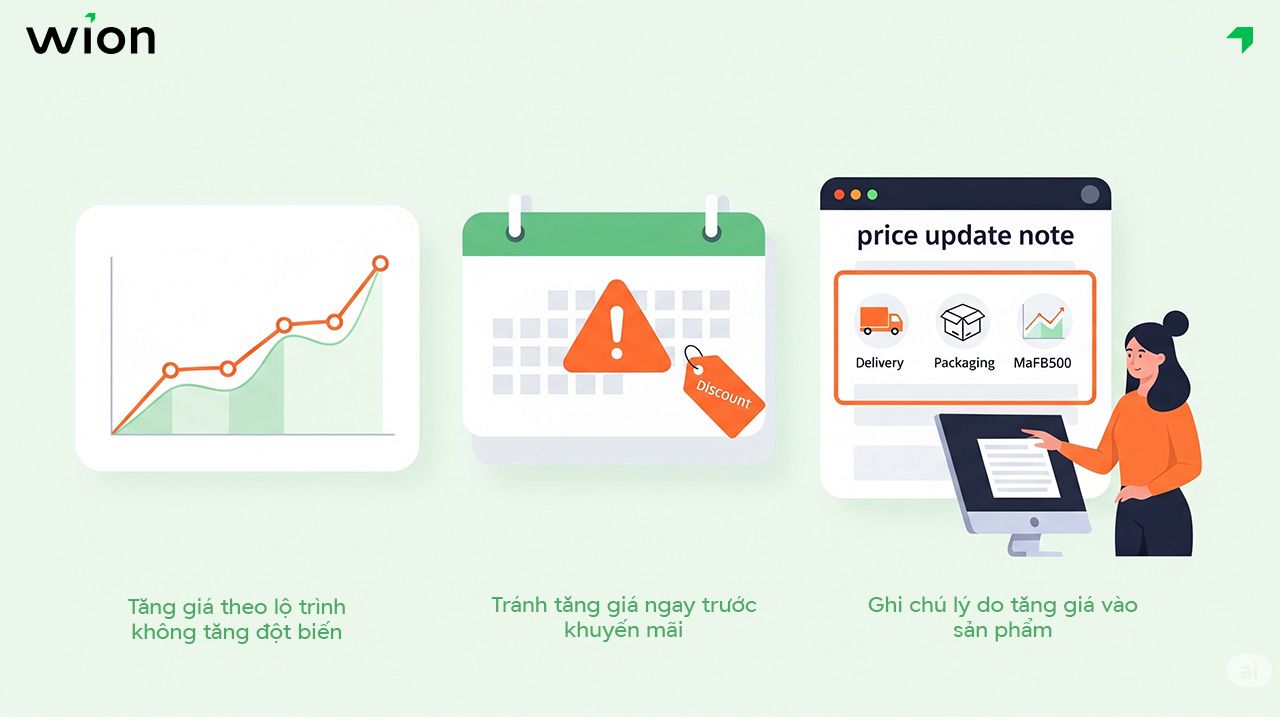 Cách tăng giá sản phẩm trên Shopee
