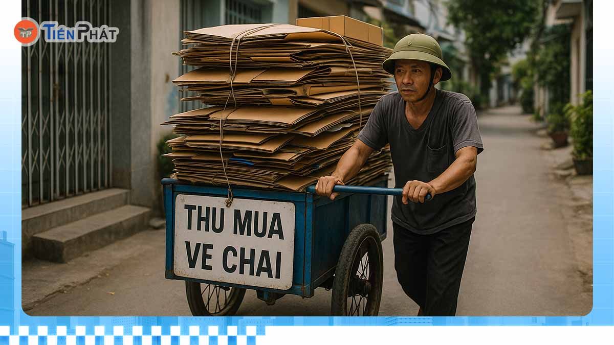 Nên bán giấy carton phế liệu số lượng ít ở đâu?