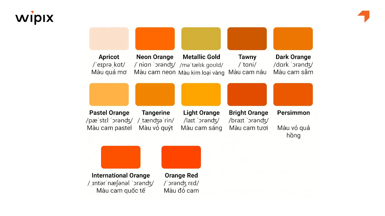 Nền cam chữ màu gì? Phối màu chữ đẹp, dễ đọc & chuẩn UX/UI