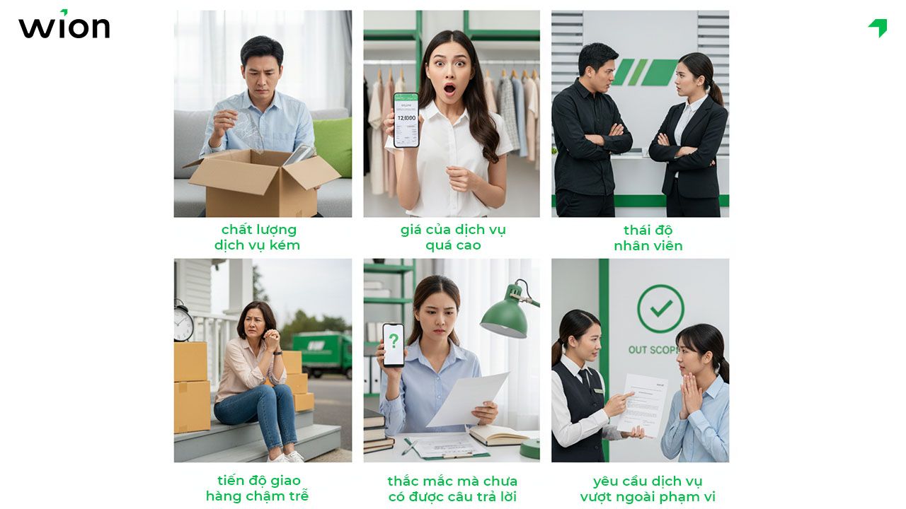 Các tình huống khách hàng phàn nàn thường gặp