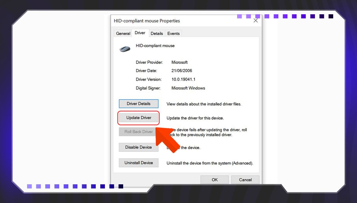 Cập nhật hoặc cài lại driver âm thanh