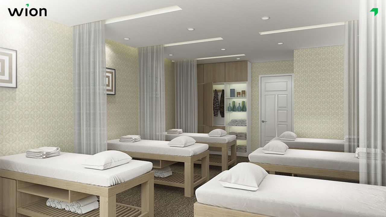 Cách trang trí phòng gội đầu dưỡng sinh tối giản