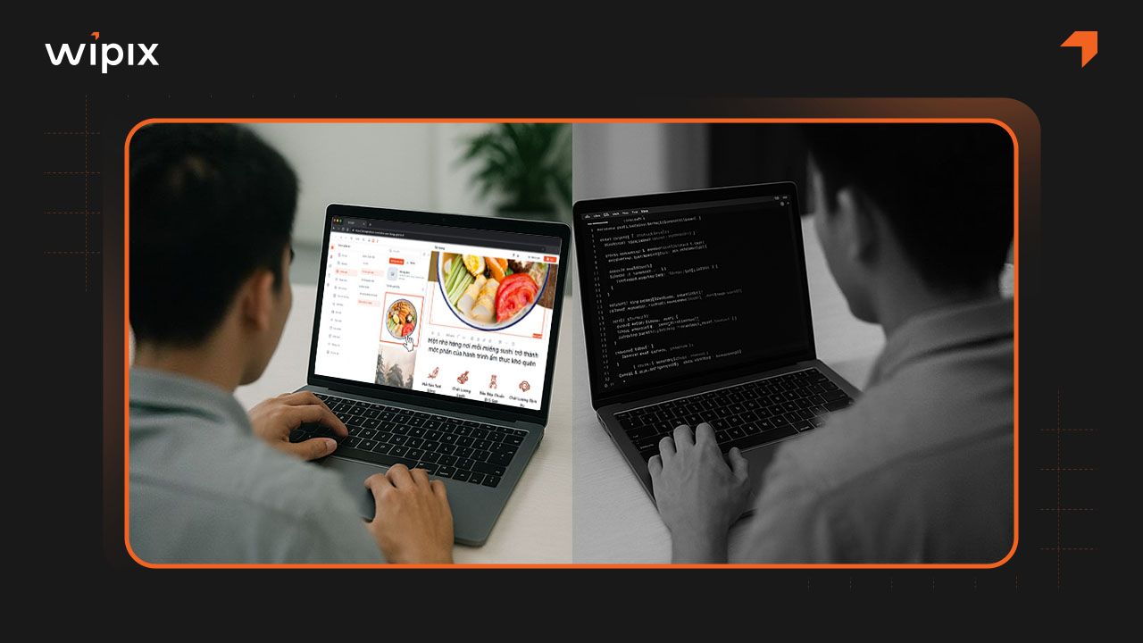 Website Builder khác gì với lập trình website thủ công?