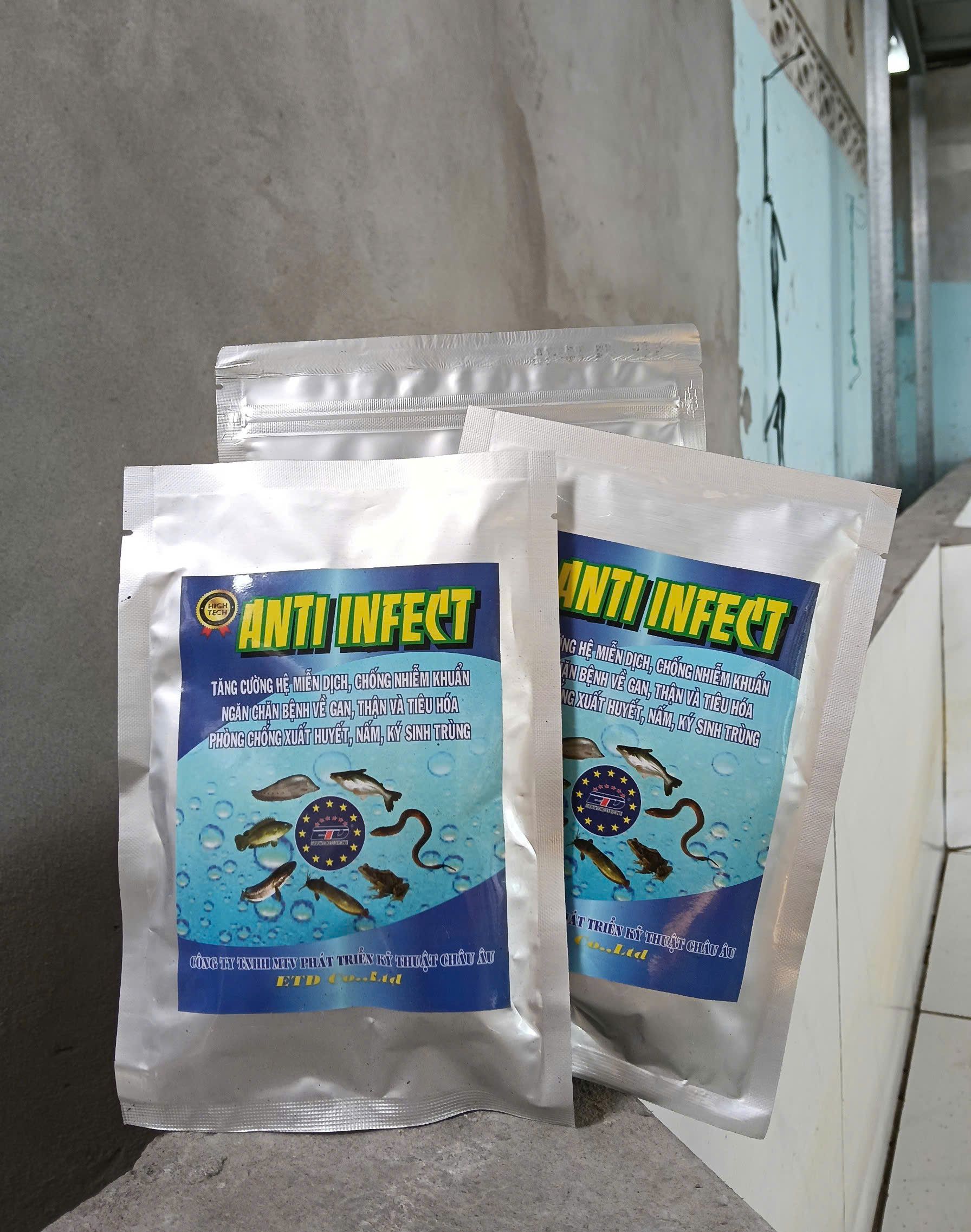 Anti Infect phòng bệnh nhiễm khuẩn nấm ký sinh trùng cho tôm cá