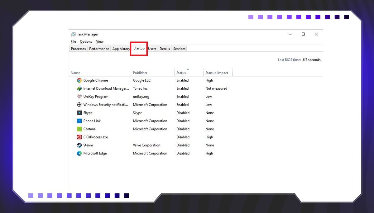 Thêm Unikey vào thư mục Startup