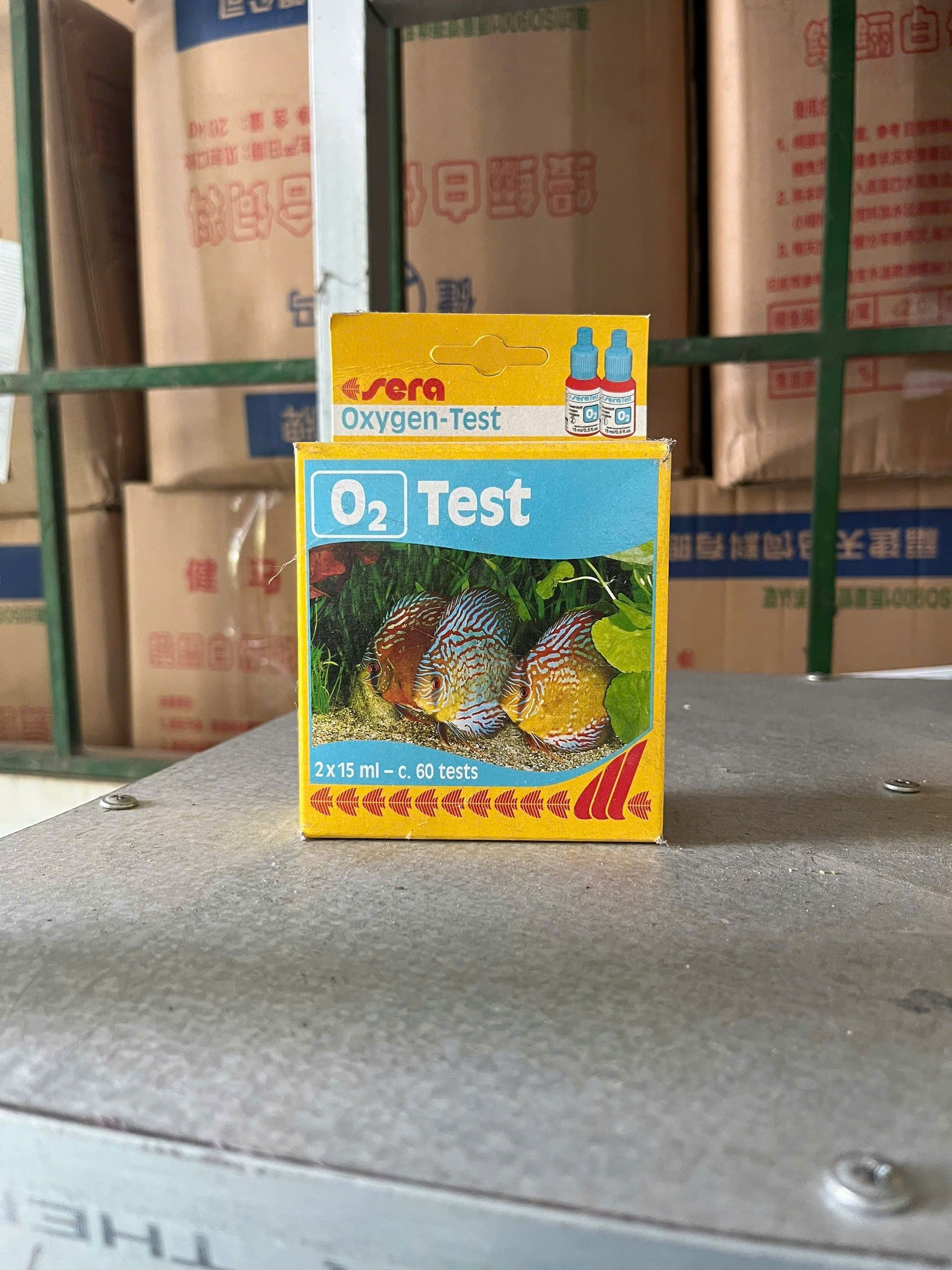 Bộ test oxy hòa tan Sera O₂Test cho ao nuôi thủy sản