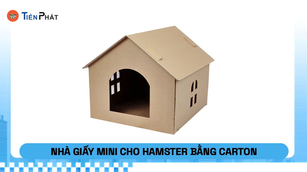 Nhà giấy mini cho hamster