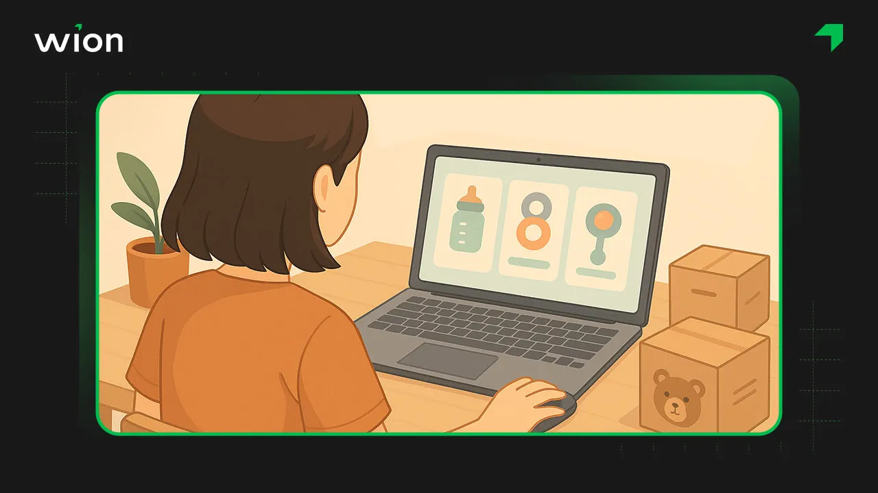 Nguồn hàng mẹ và bé từ sàn TMĐT