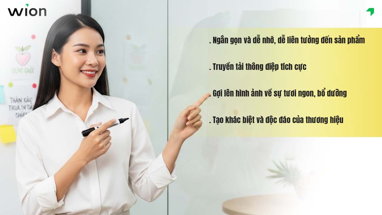 Các yếu tố cần thiết để tạo ra một slogan về trái cây hiệu quả cần lưu ý