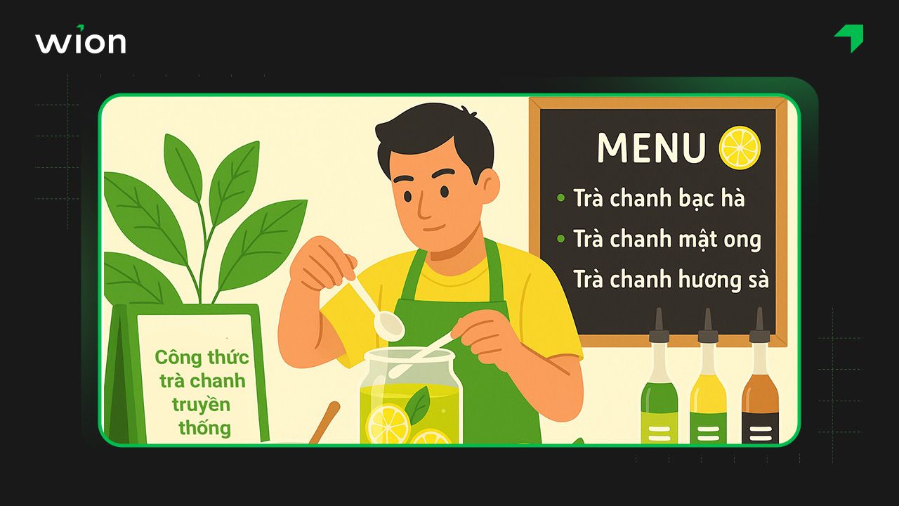 Học công thức pha chế trà chanh ngon