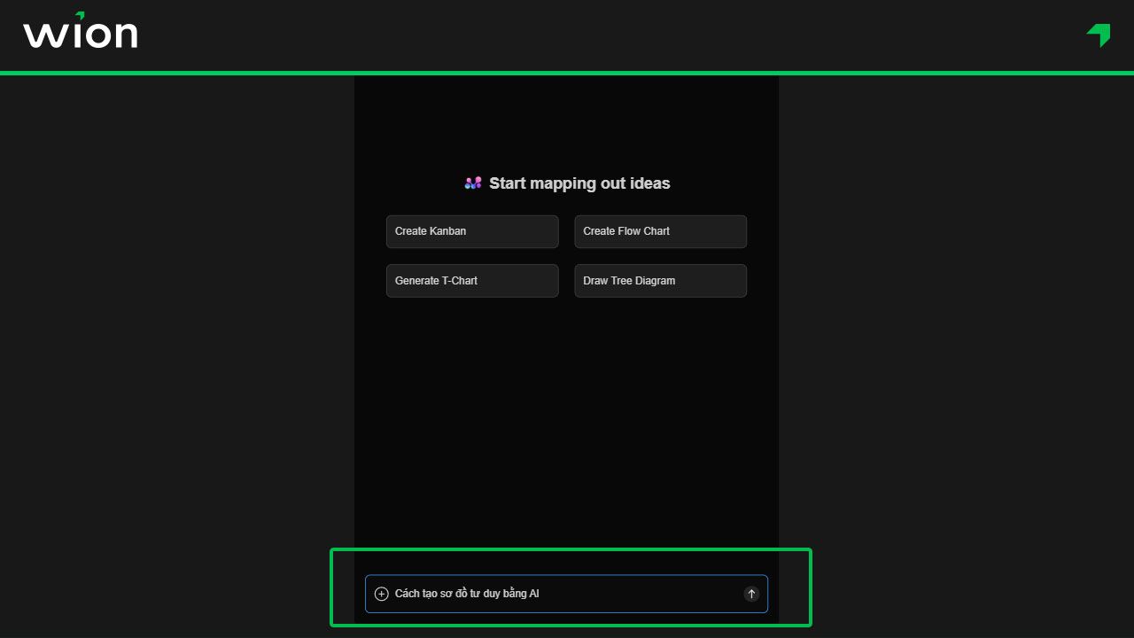 Bước 2 - Tạo sơ đồ tư duy bằng AI với Mymap.AI