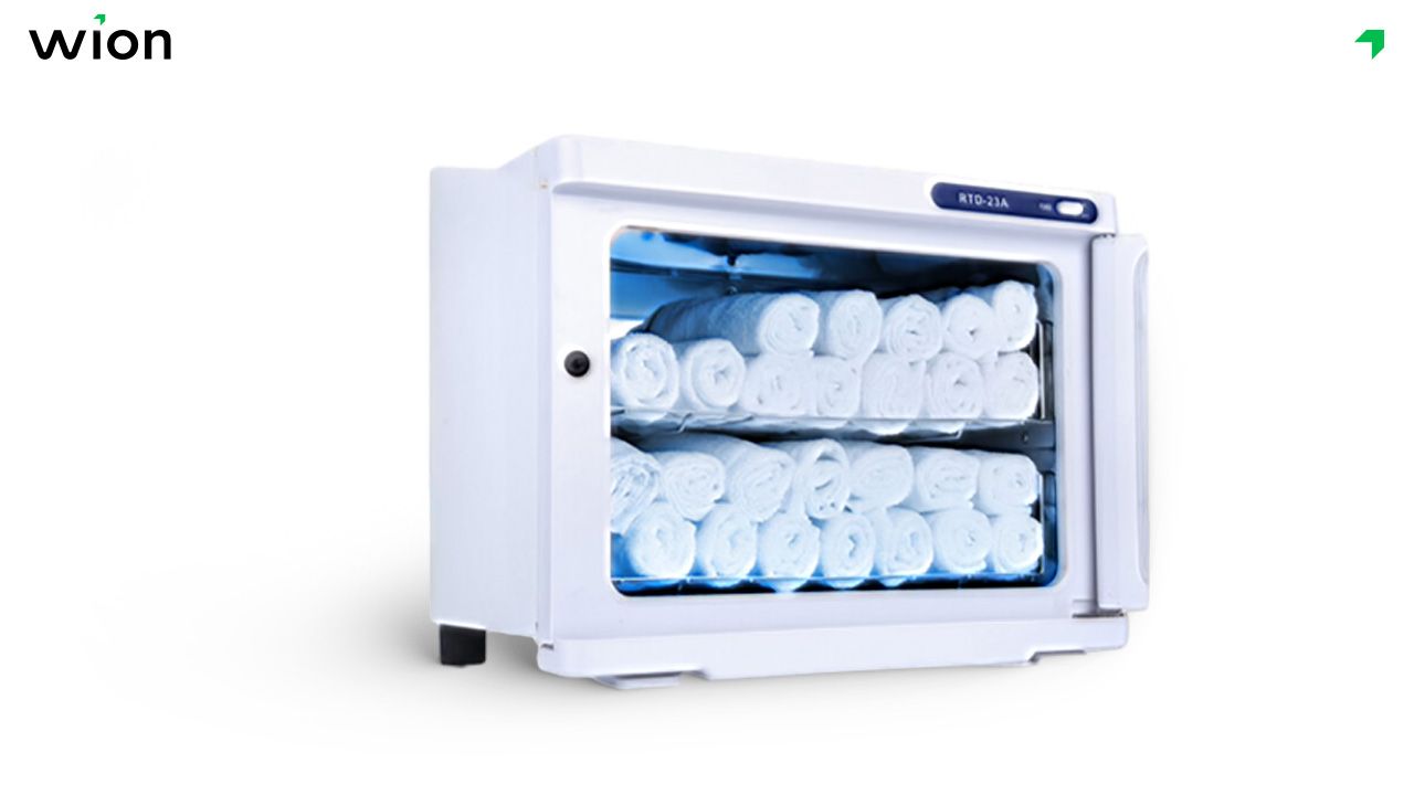 Tủ hấp khăn y tế trong spa