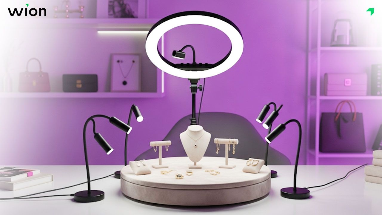 Thiết kế phòng livestream phụ kiện, trang sức tập trung vào cận cảnh