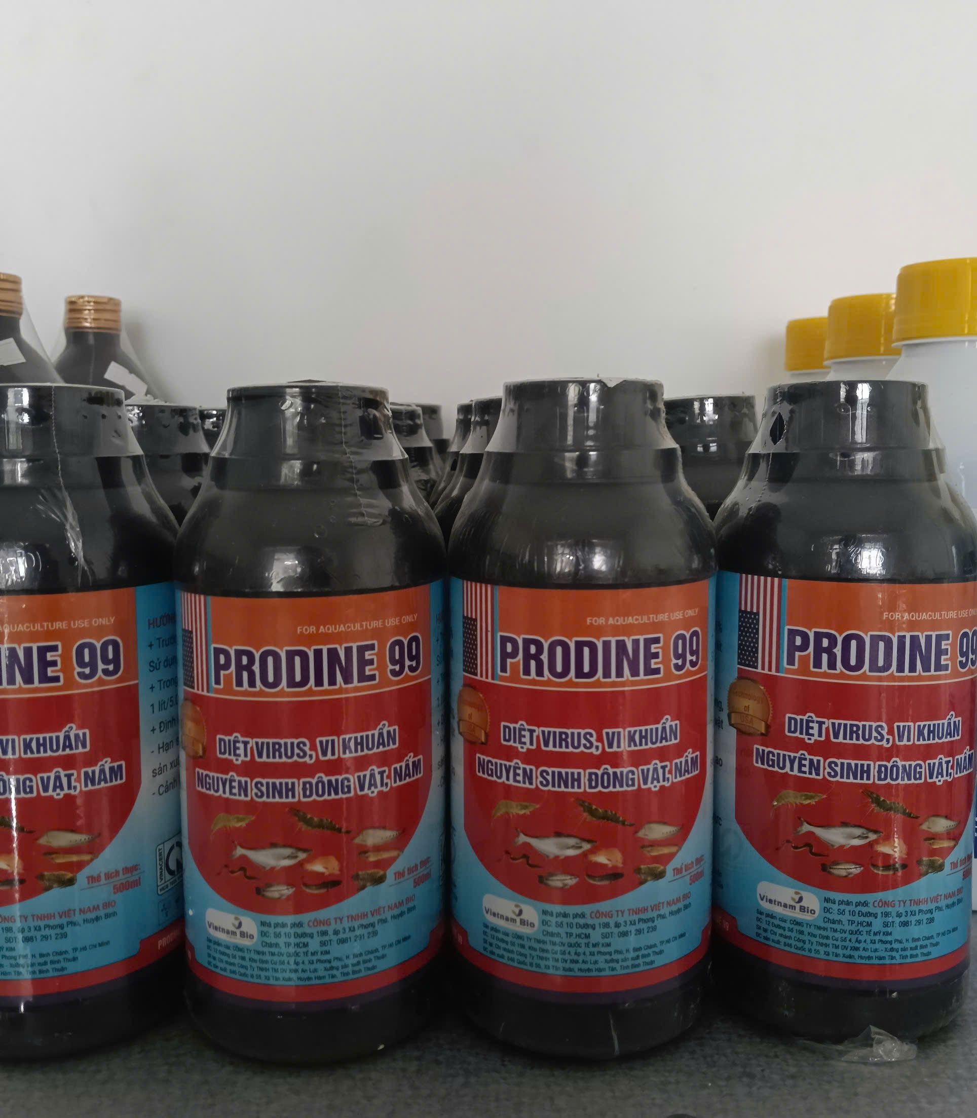Prodine 99 diệt virus vi khuẩn trong nuôi trồng thủy sản