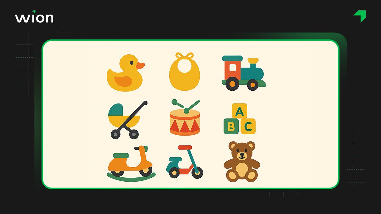 Mẫu logo ứng dụng hình ảnh đồ dùng