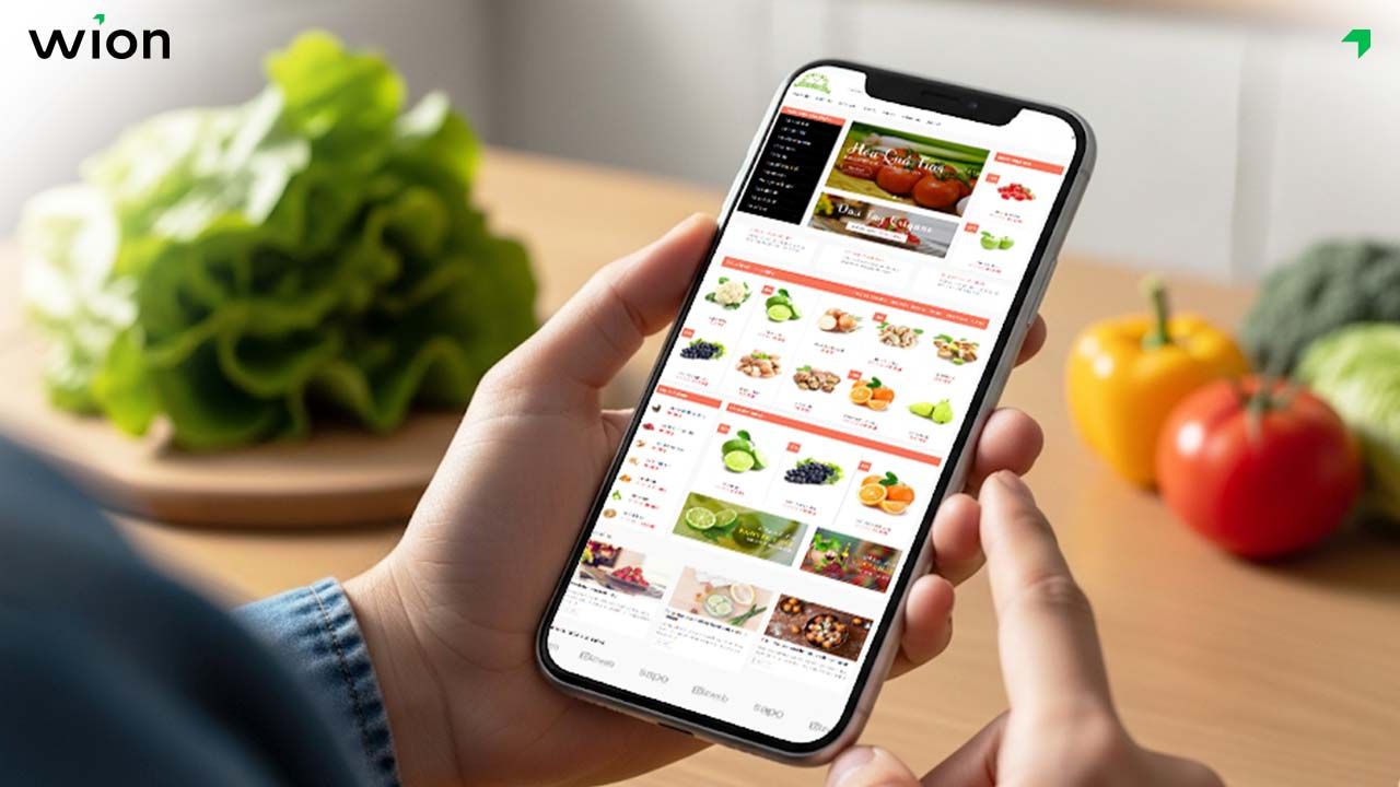 Mô hình bán rau củ quả online, giao hàng tận nơi