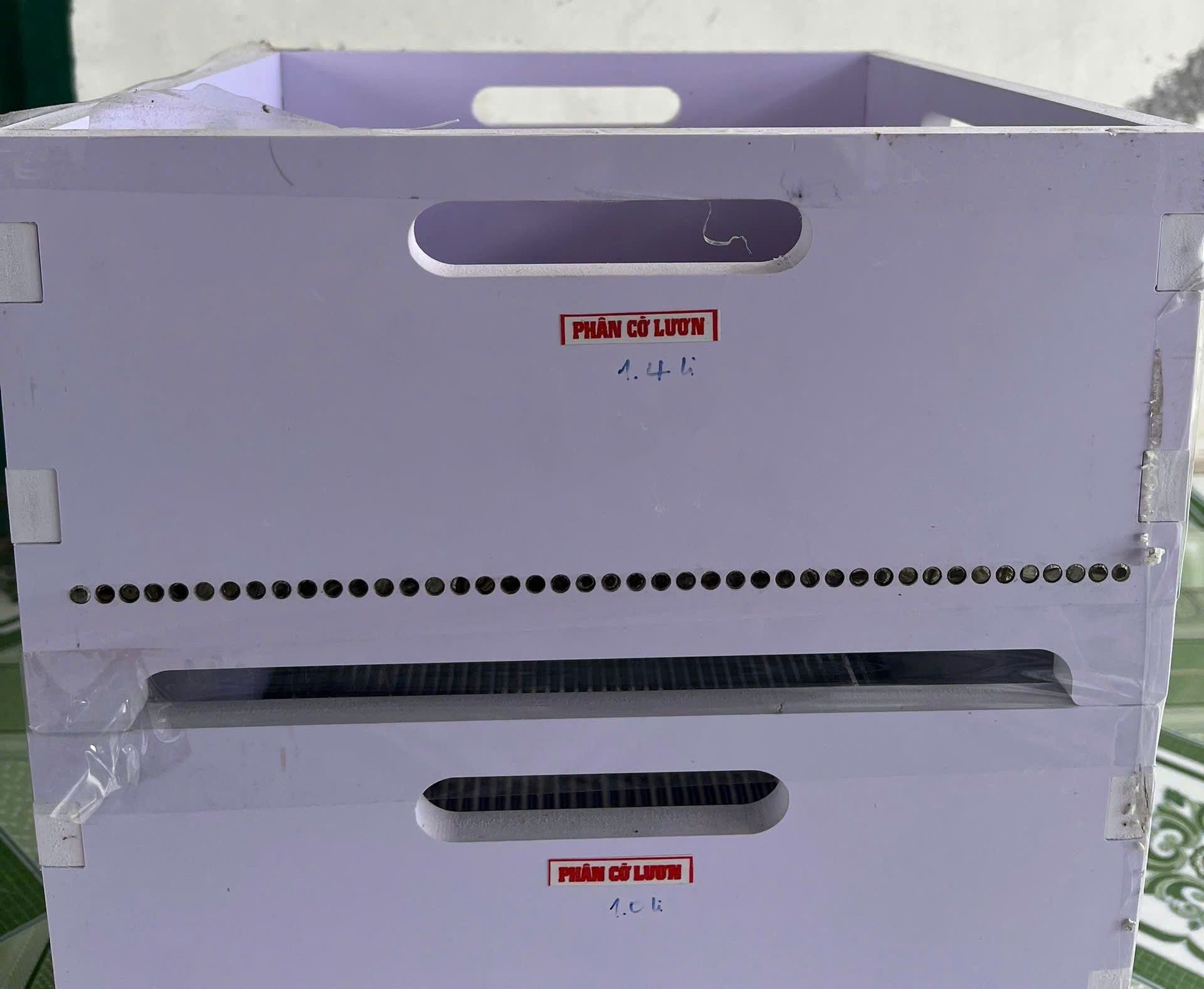 Khay nhựa phân cỡ lươn có lỗ thoát nước chuyên dụng