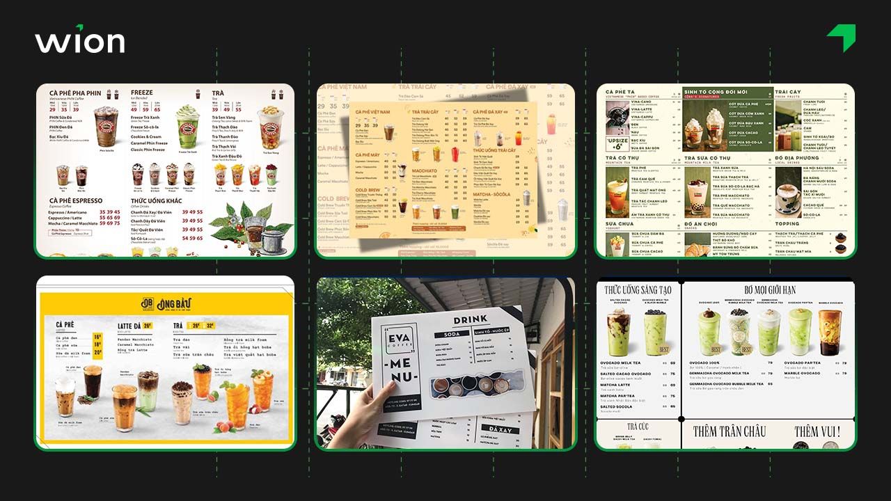 Lựa chọn thực đơn cafe, đồ uống trong quán phù hợp với đối tượng mục tiêu