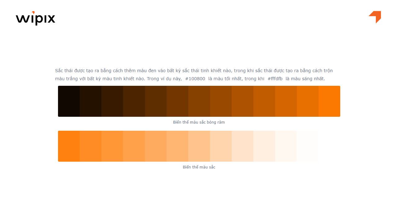 Tìm hiểu các sắc độ của màu cam