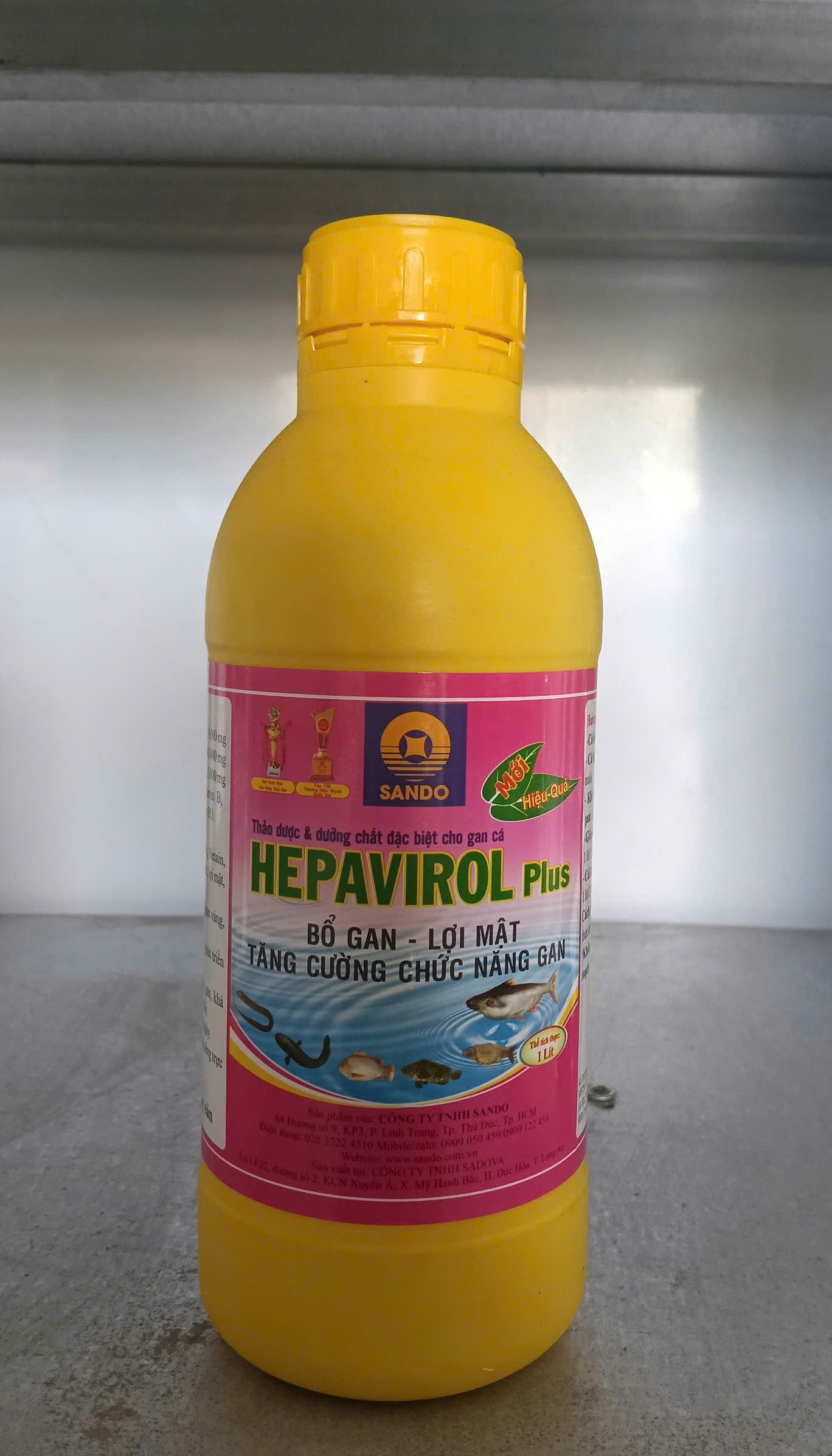 Hepavirol Plus bổ gan cá tăng chức năng gan