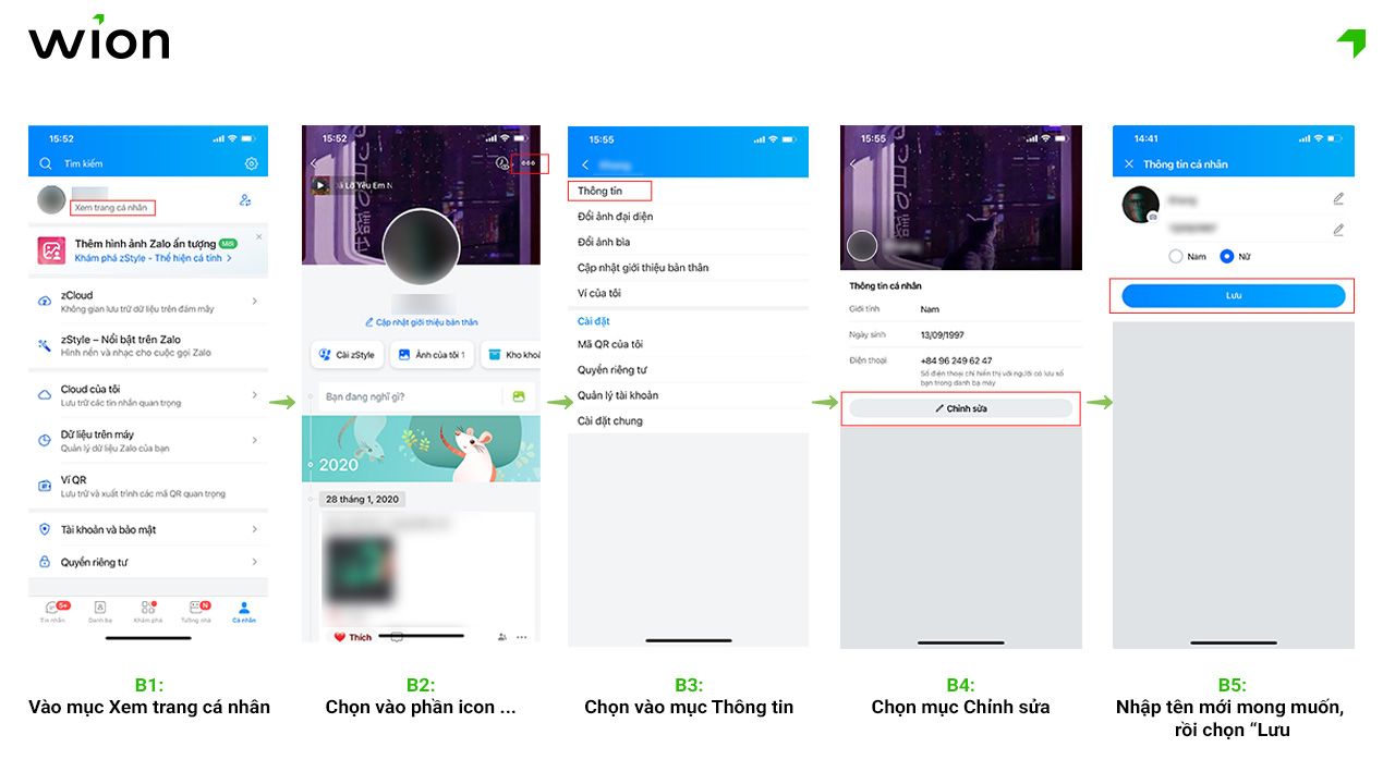Cách đổi tên Zalo trên điện thoại