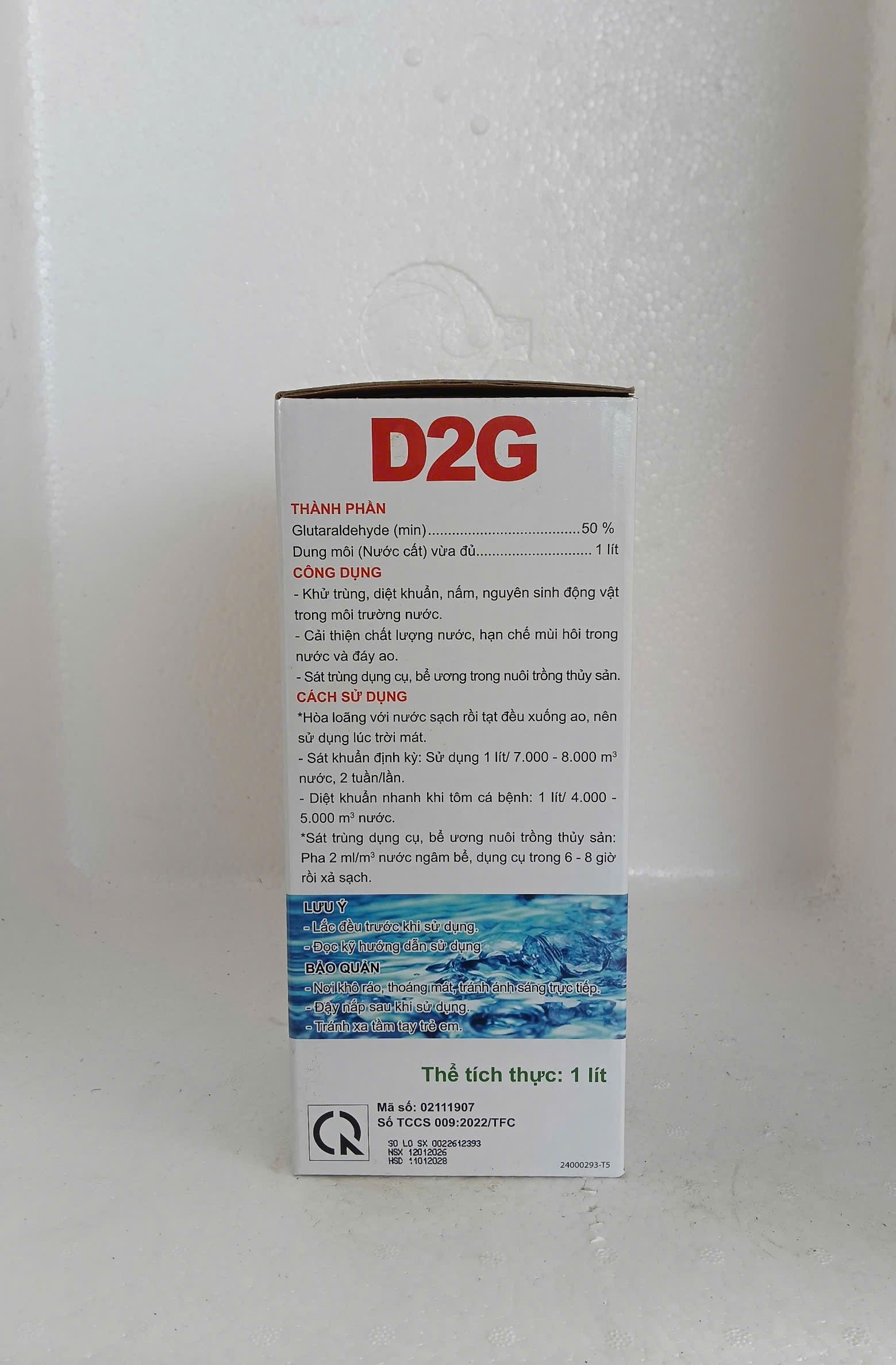 Hộp D2G diệt khuẩn virus nấm trong ao tôm cá