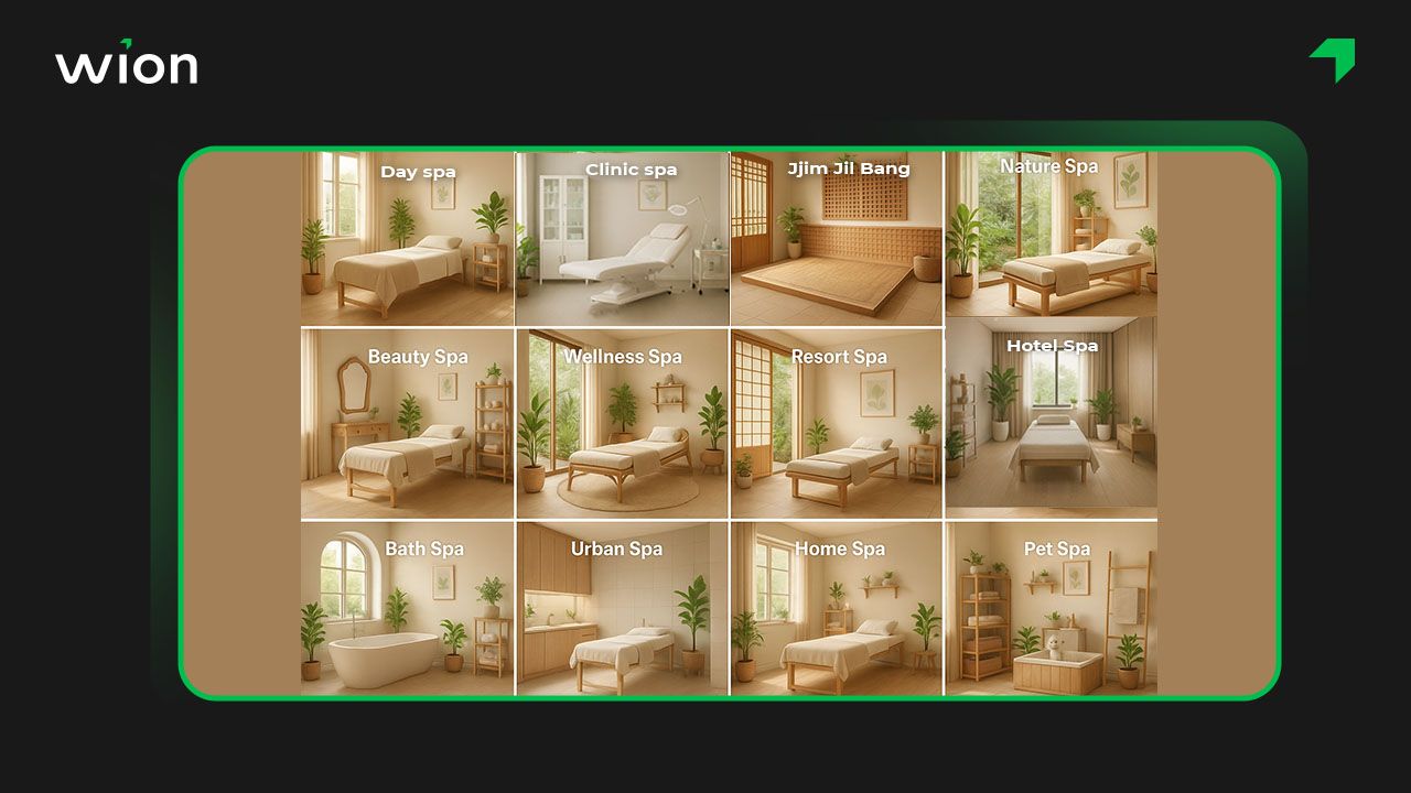 Tổng hợp các mô hình spa mini đẹp 2025