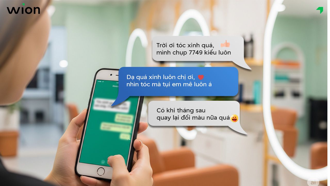 Mẫu content feedback cho dịch vụ làm đẹp