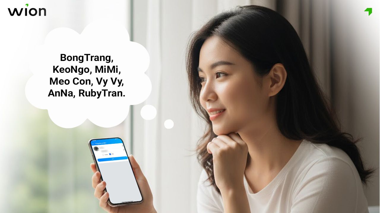 Tên Zalo dễ thương, đáng yêu cho nữ