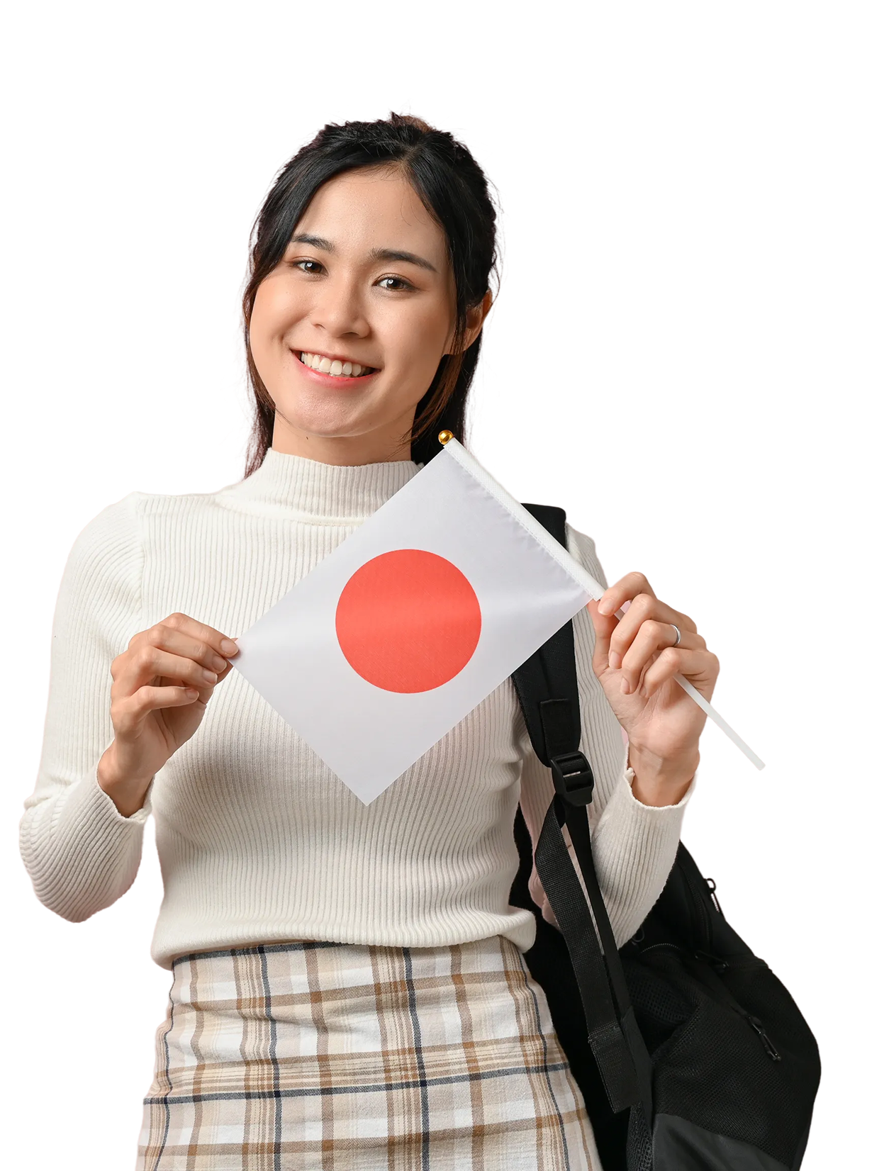 adorable-asian-girl-showing-japan-flag-pink-isolated-background-education-concept 1