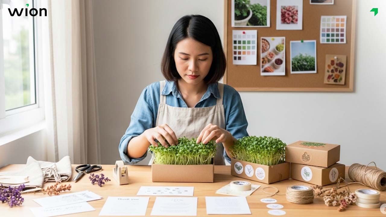Xây dựng thương hiệu kinh doanh rau mầm ấn tượng