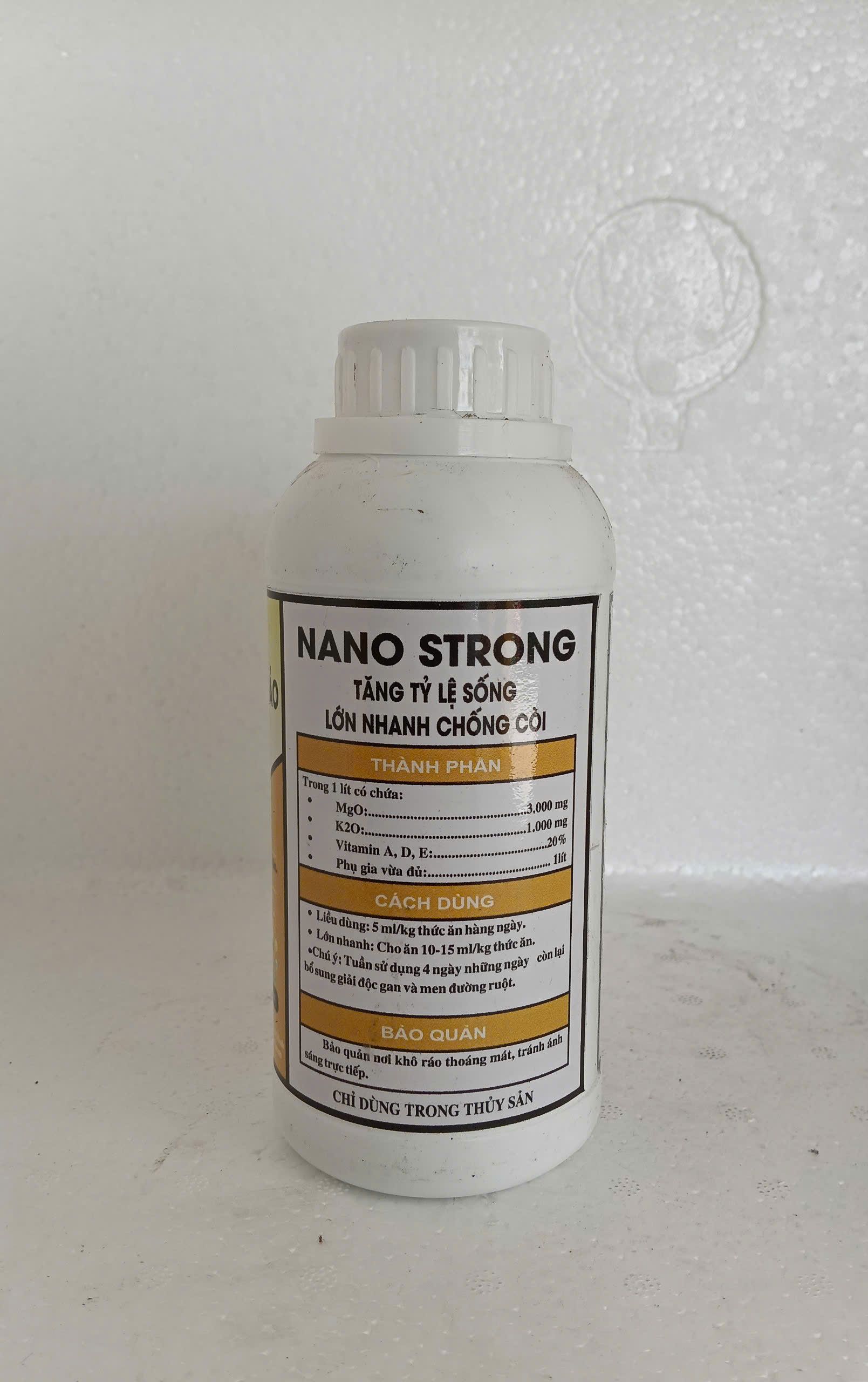 Nano Strong giúp tôm cá lớn nhanh chống còi