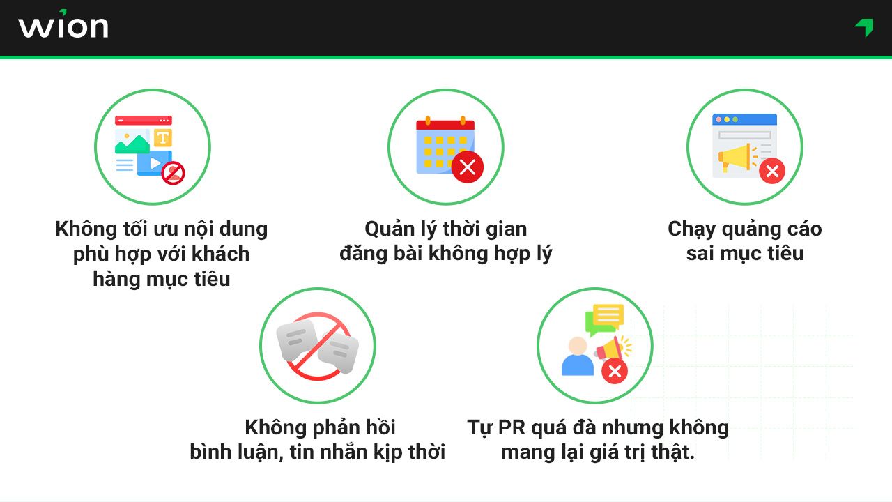 Những sai lầm phổ biến khi làm Marketing trên Facebook và cách khắc phục