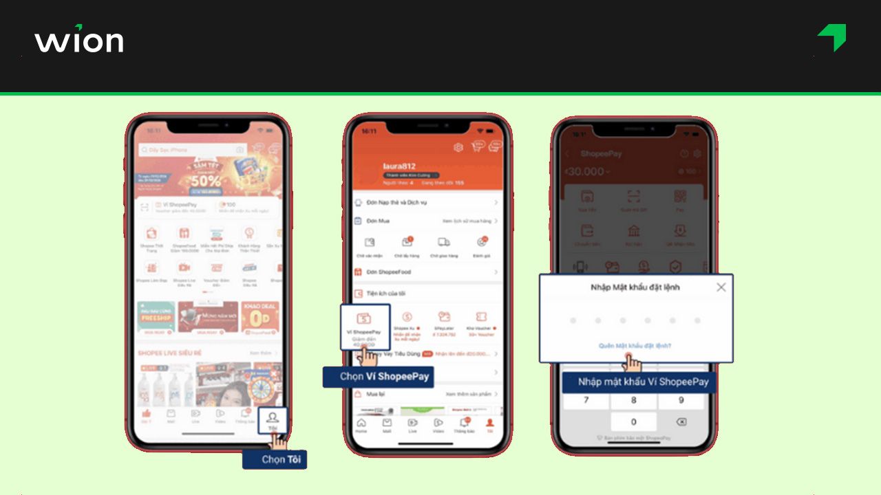 Cách rút tiền ShopeePay