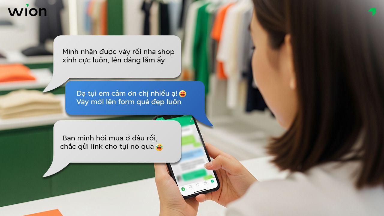 Mẫu content feedback cho shop thời trang