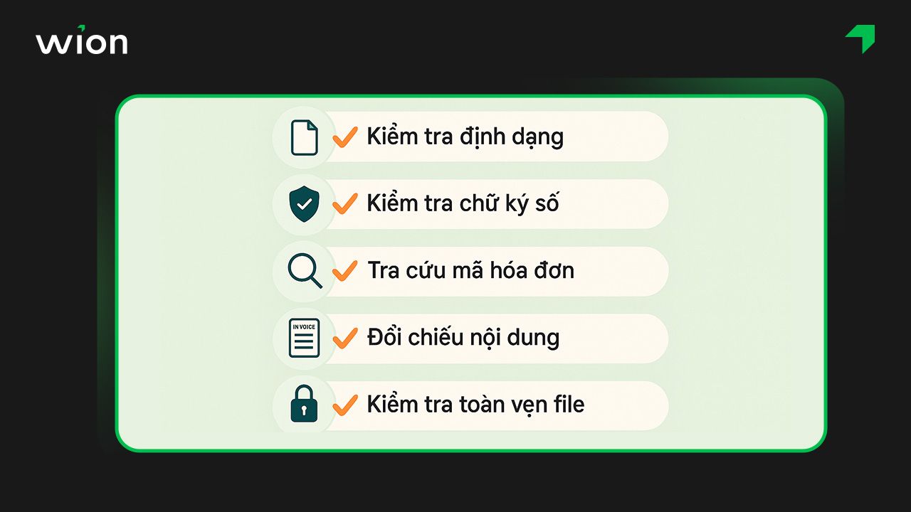 Kiểm tra tính hợp lệ của file XML hóa đơn điện tử