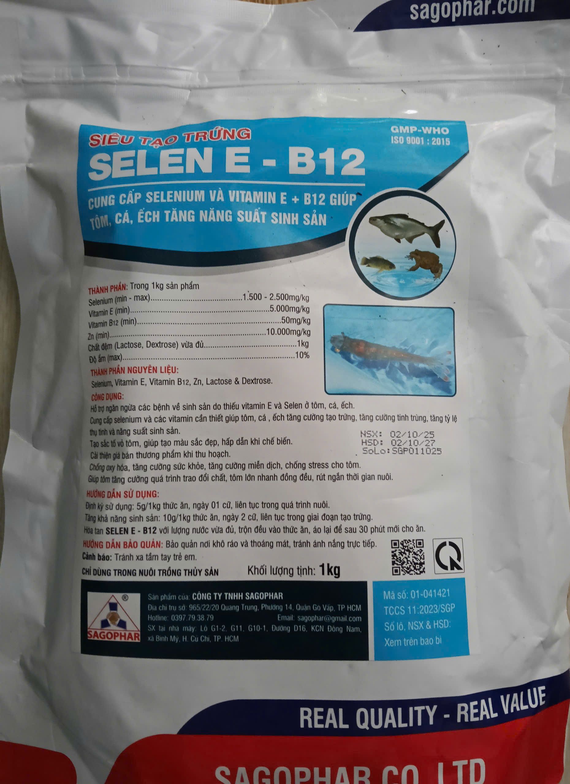 Thành phần công dụng Selen E B12 Siêu Tạo Trứng