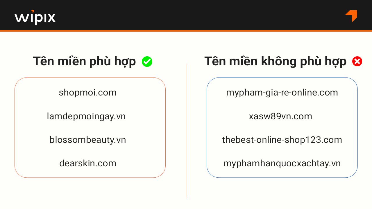 Lên ý tưởng cho tên miền phù hợp