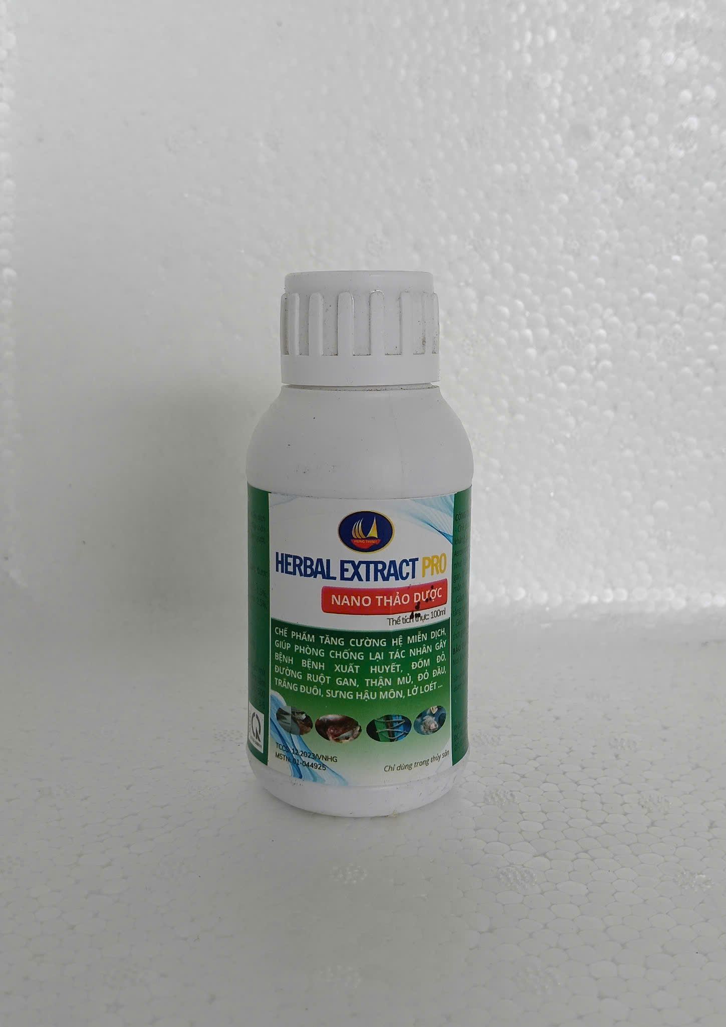 HERBAL EXTRACT PRO nano thảo dược tăng miễn dịch thủy sản