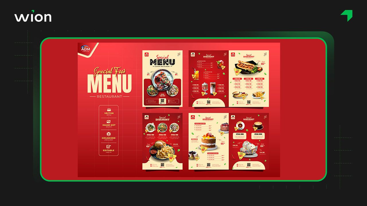 Thiết kế menu quán ăn